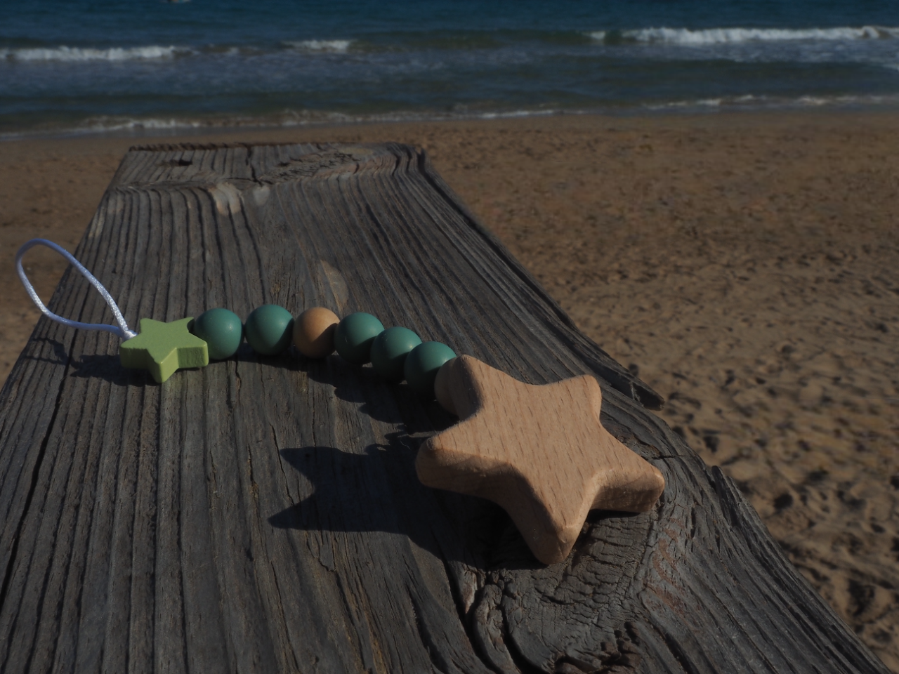 Chupetero estrella verde