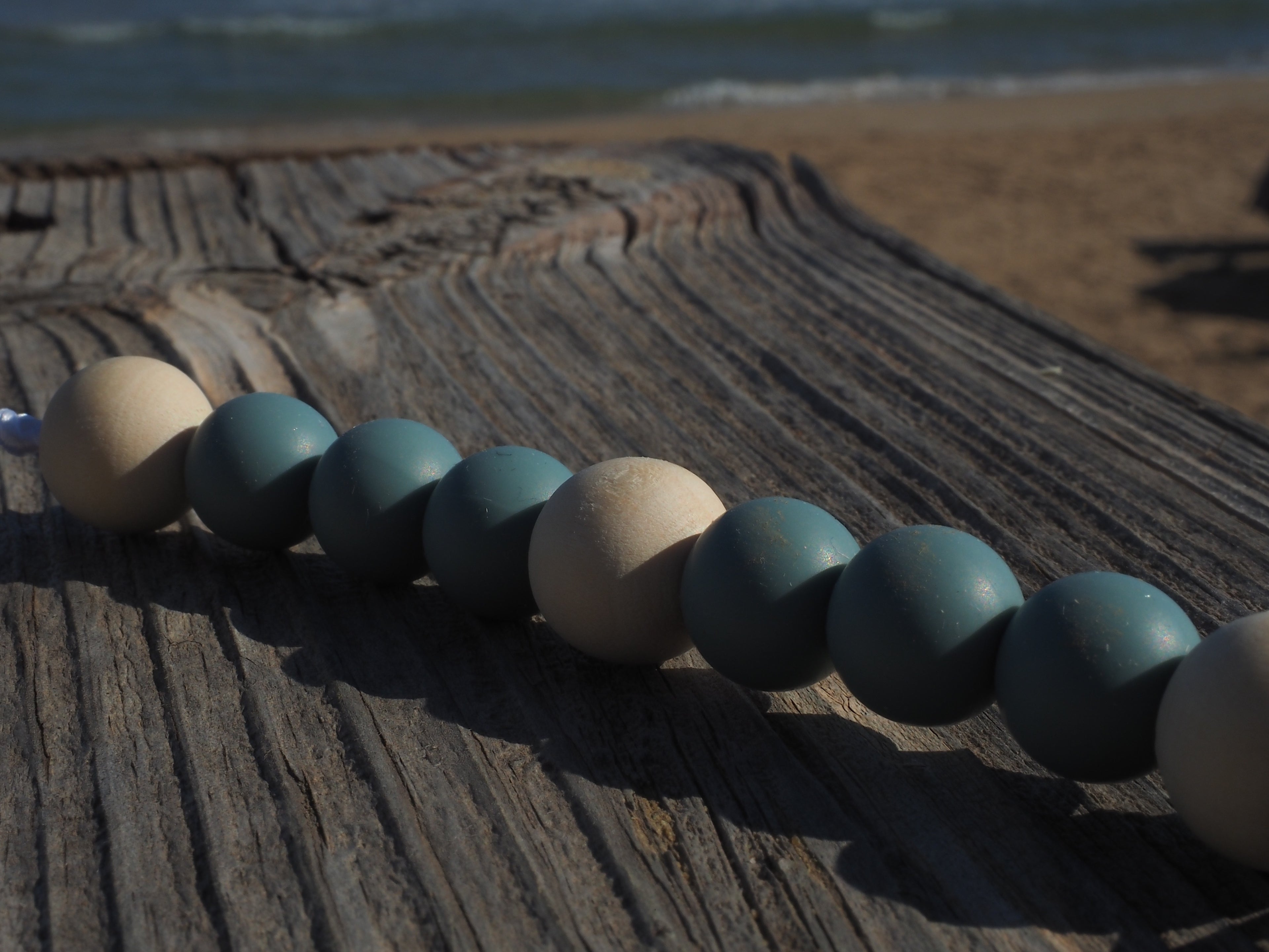 Chupetero clásico azul bebé