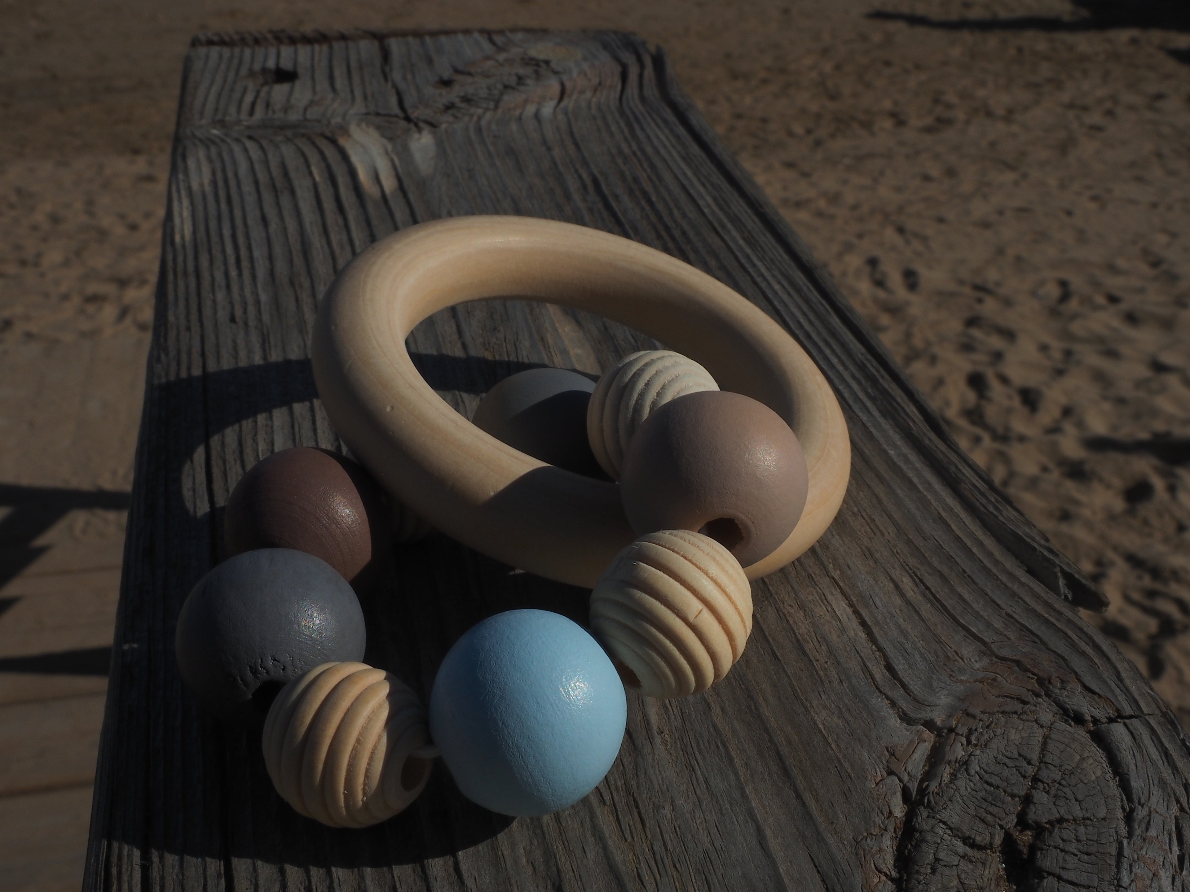 PACK SONAJERO MADERA ARTESANAL + CHUPETERO CLASICO